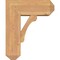 Ekena Millwork Legacy Craftsman Smooth Bracket w/ Offset Brace, Western Red Cedar, 7 1/2"W x 18"D x 22"H BKT0806X18X22LEC04SWR - alternate 2